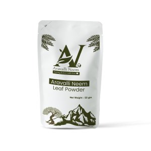 Aravalli Neem Leaf Powder For Healthy Skin, Hair, And Plants||100% Pure and Natural Powder 50g