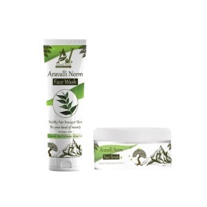 Aravalli Neem Combo Pack Of Neem Face wash 100ML And Neem Scrub 50Gram