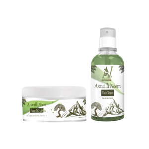 Aravalli Neem Combo Pack Of Neem Toner 100ML And Neem Scrub 50Gram